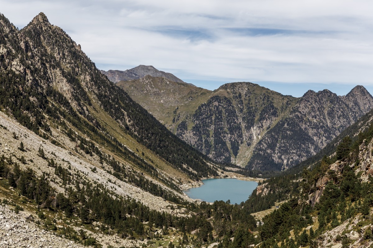 Lac de Gaube Bergsee in den Pyrenäen