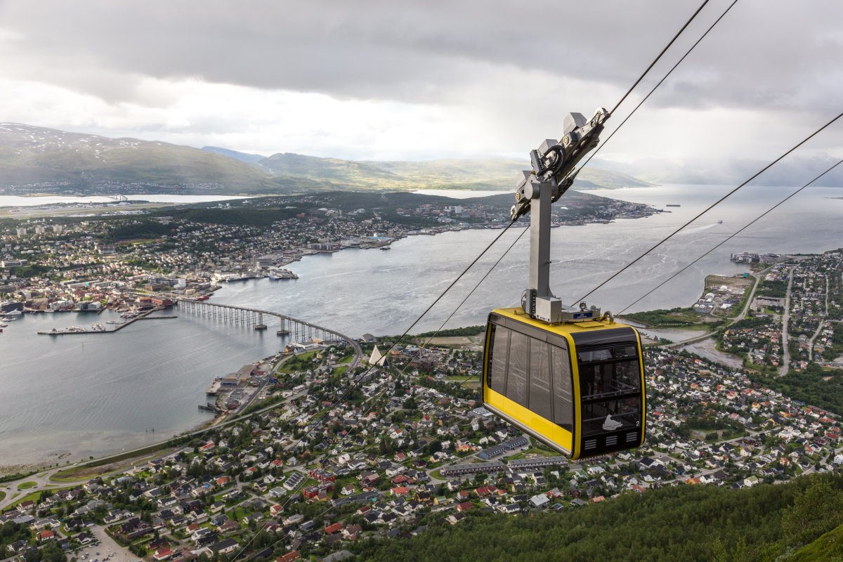 Luftseilbahn Fjellheisen in Tromsø