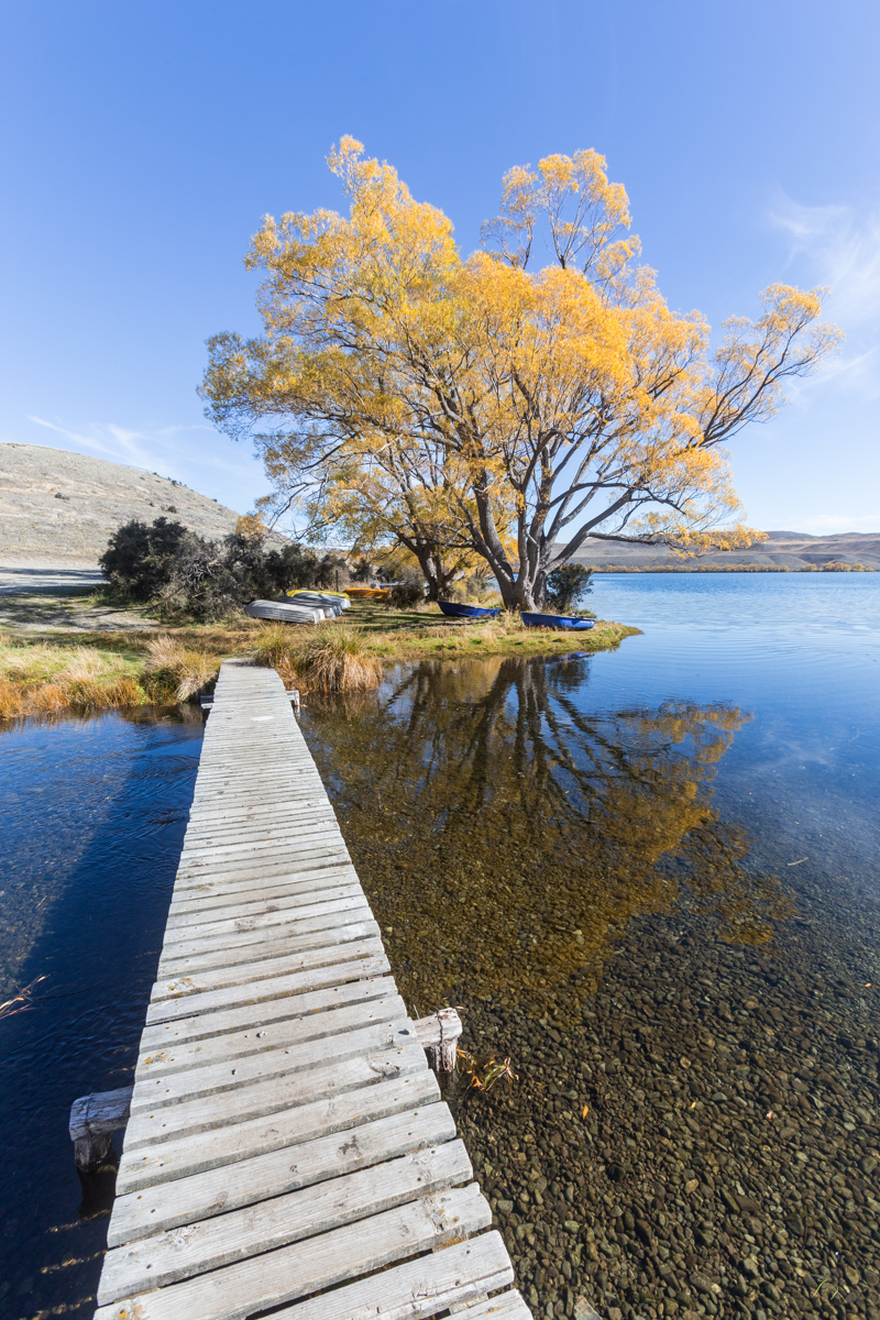 Holzsteg am Lake Alexandrina